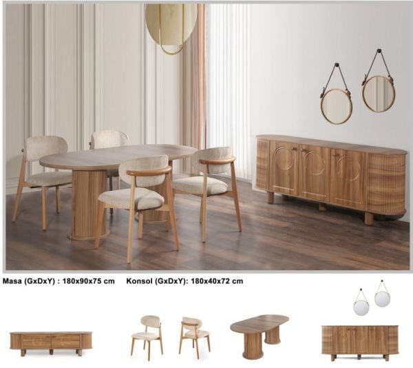 Vizyon Yemek Odası Takımı