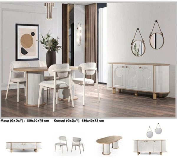 Vizyon Yemek Odası Takımı